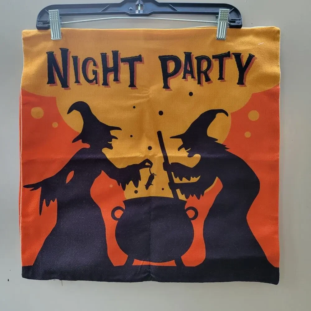 Halloween Pillow Covers Set of 4 18x18‎ Halloween Decorations Party Pumpkin